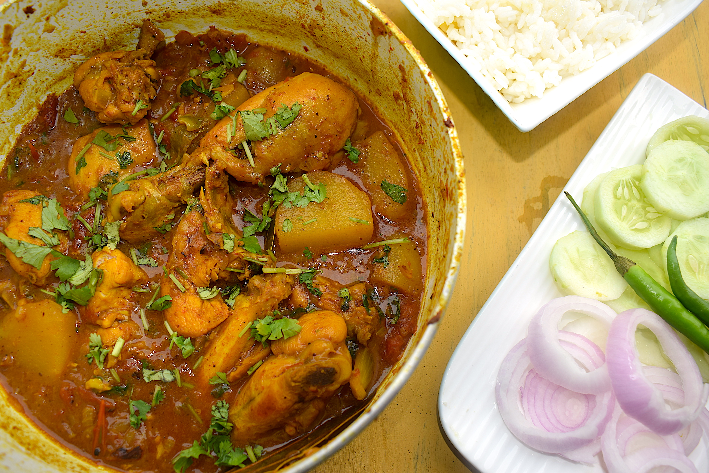 Assamese chicken curry