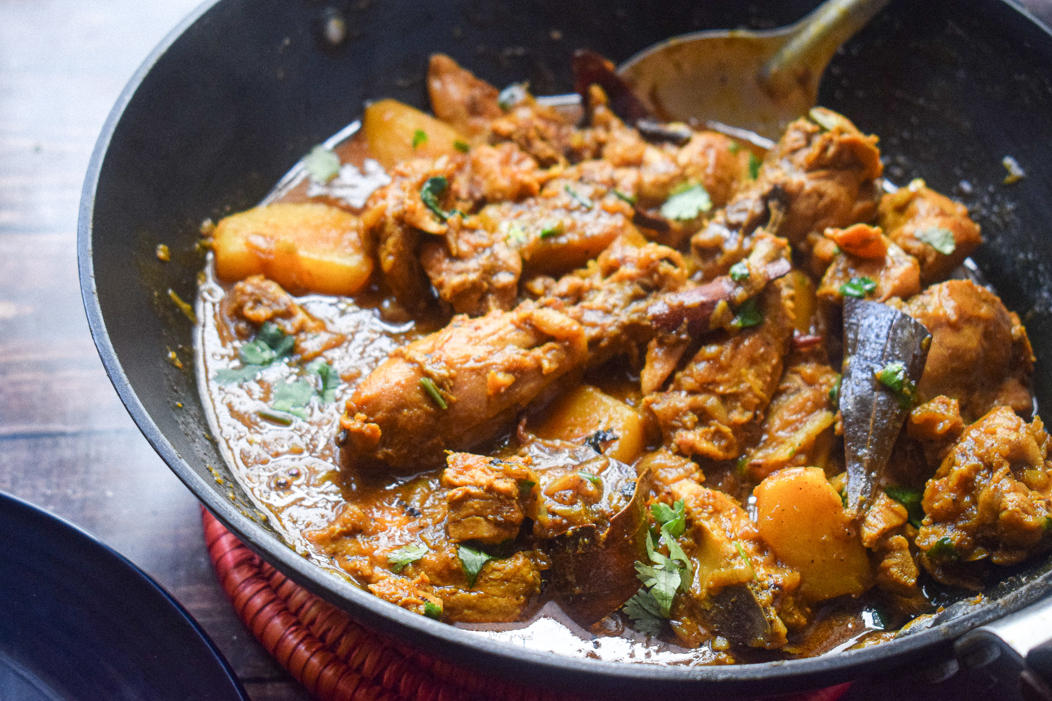 easy chicken curry with potatoes