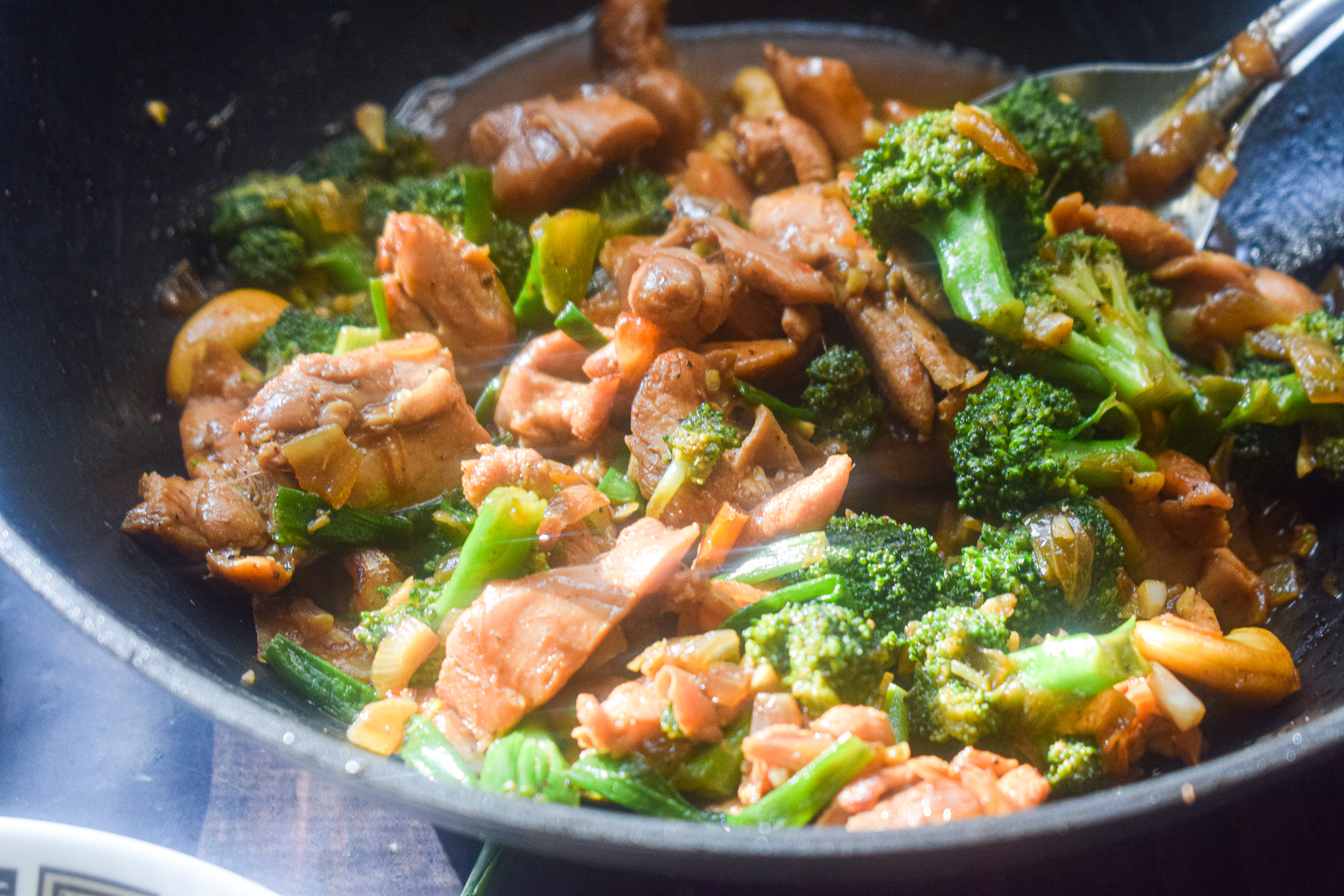 chicken and broccoli stir fry