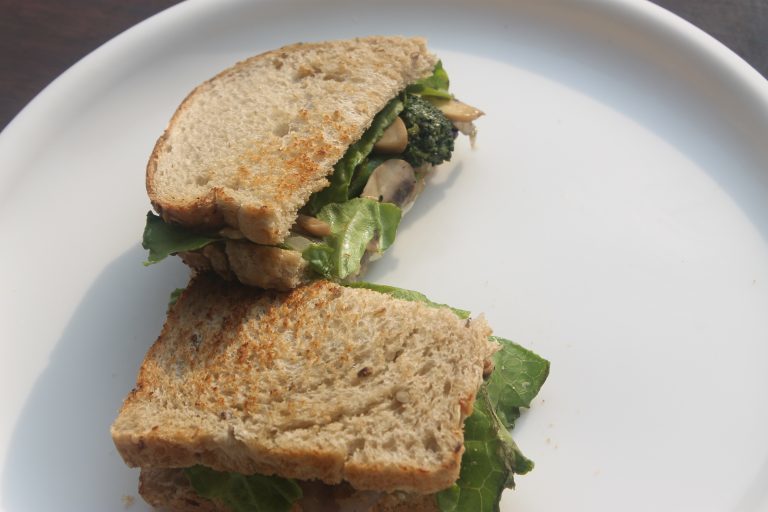 mushroom sandwich