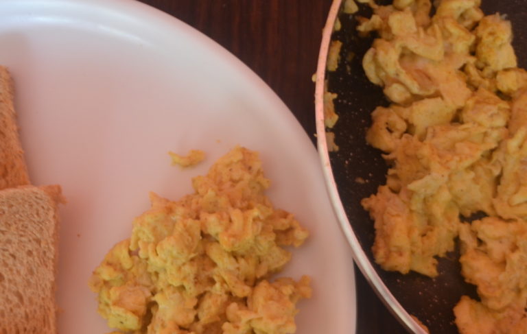 scrambled eggs