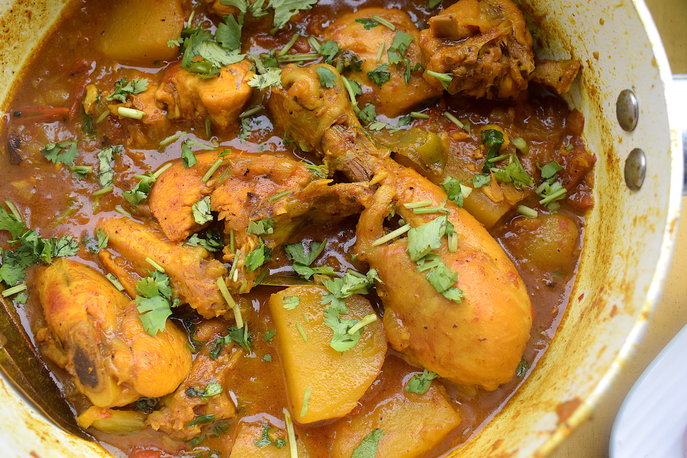 Assamese Style Chicken Curry With Chunky Potatoes Recipes For The Regular Homecook