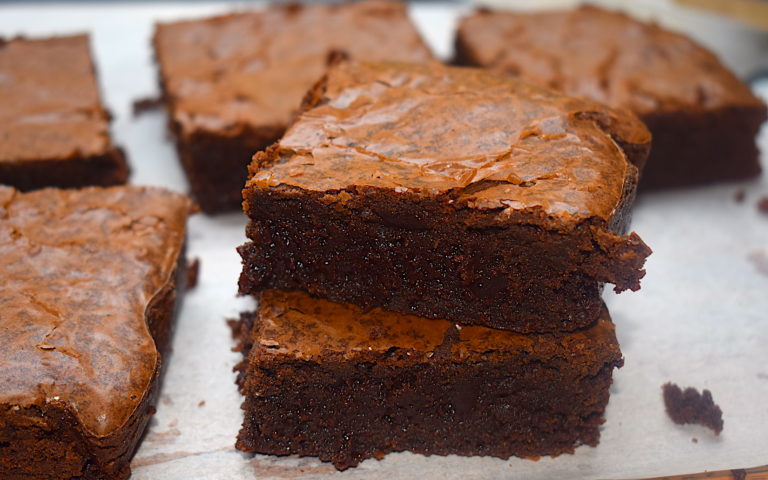 fudgy chocolate brownie