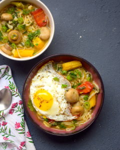 rainbow noodle soup
