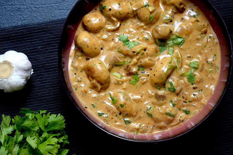 Creamy Butter Garlic Mushrooms