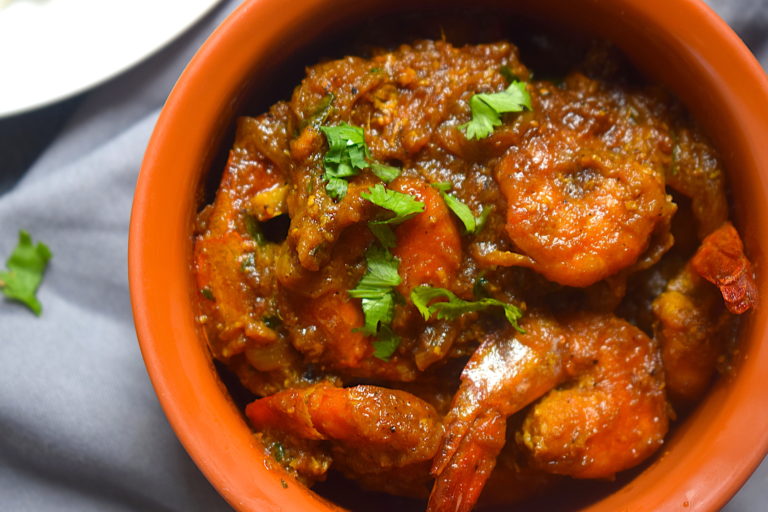 Slow Cooked Prawn Masala