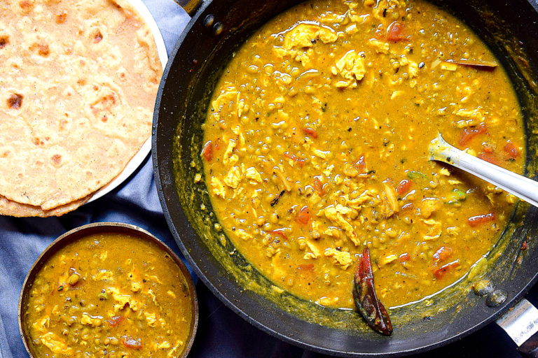 Dhaba Style Egg Dal Tarka | Assamese Recipes