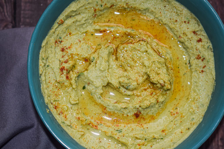 green hummus