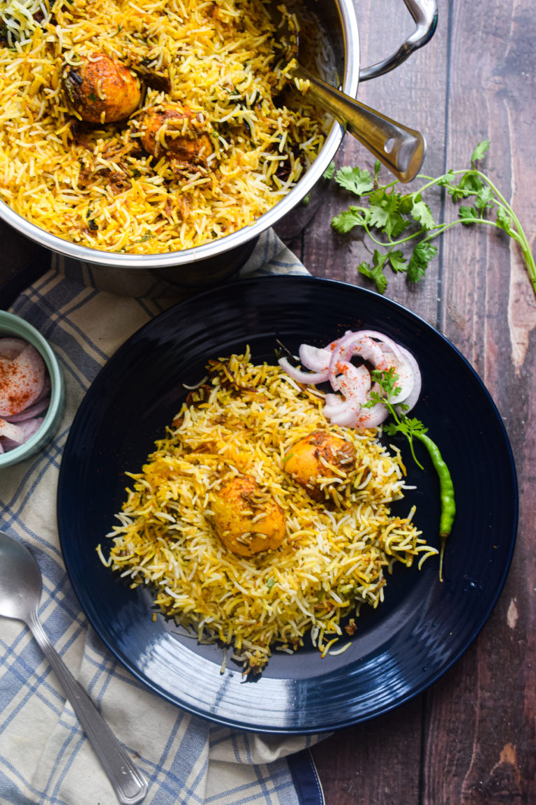 egg dum biryani