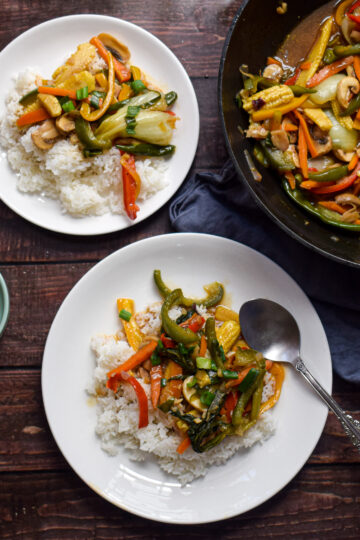 vegetables in oyster sauce