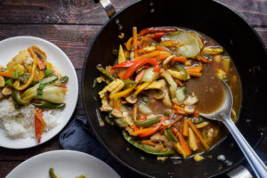 vegetables in oyster sauce