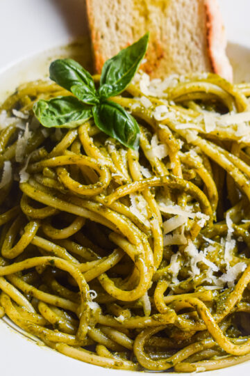 creamy pesto pasta