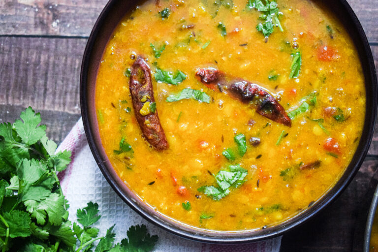 vegan dhaba style arhar dal