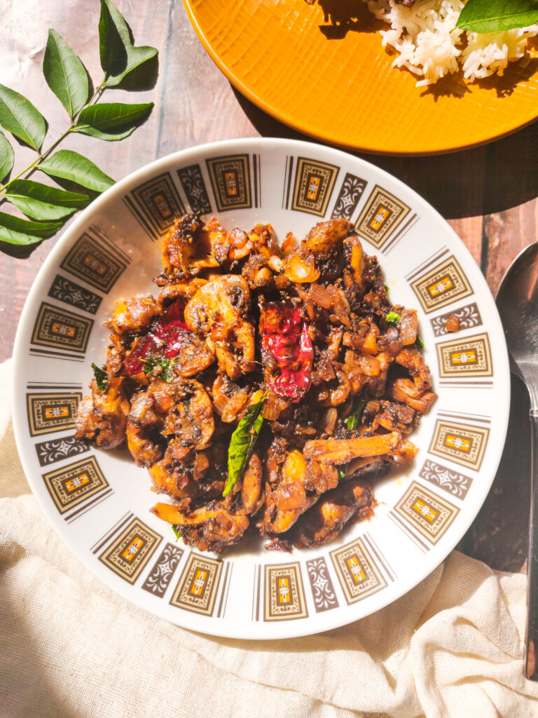 mushroom pepper fry