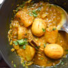 egg curry with potatoes
