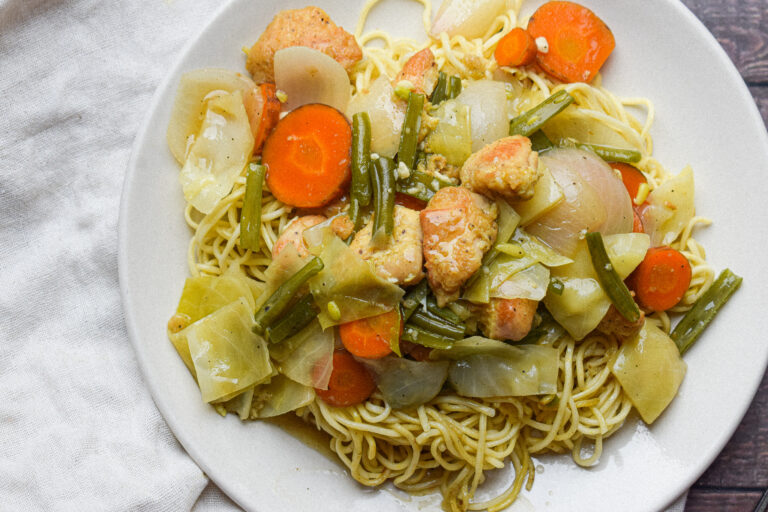 chicken gravy noodles