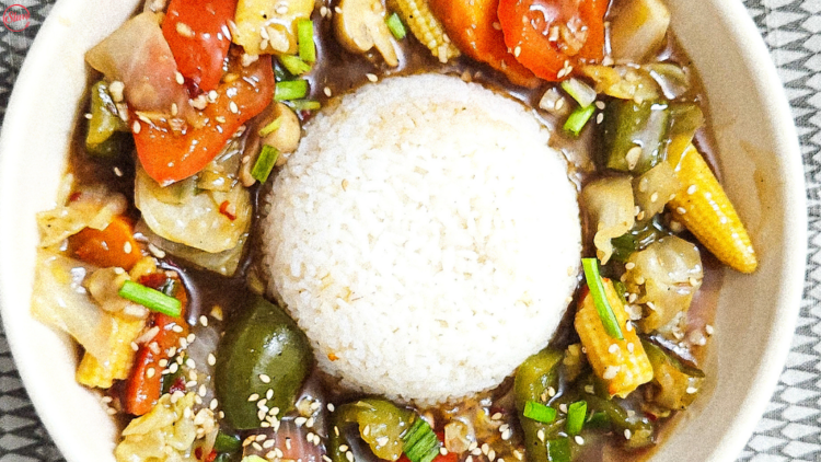 vegetables in hot garlic sauce