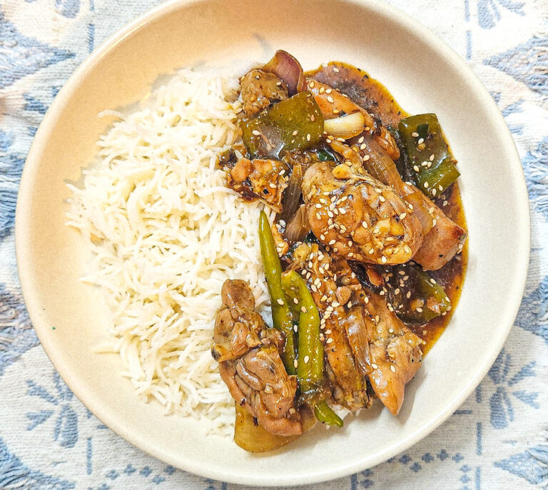 spring onion chicken recipe