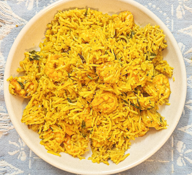 One Pot Prawn Pulao