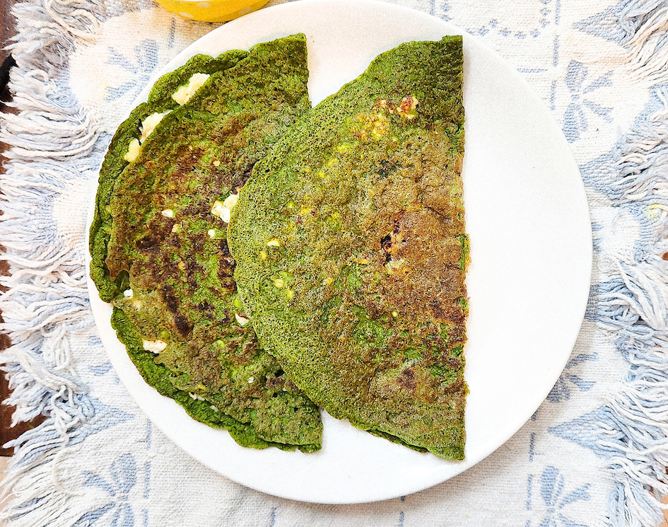 green moong cheela