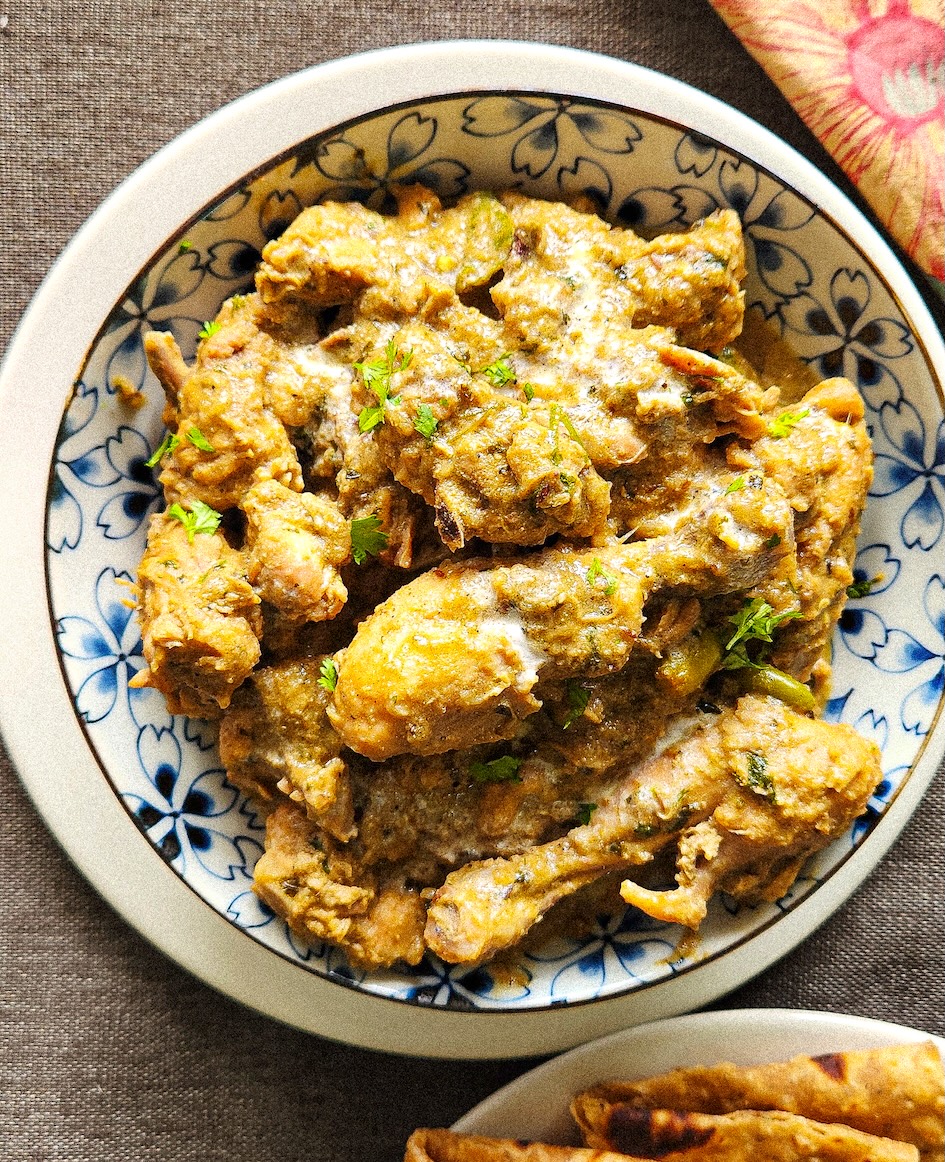 white chicken curry