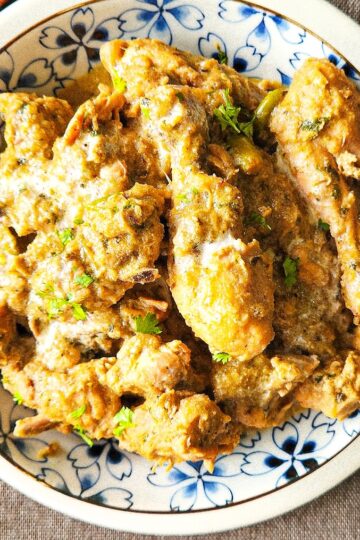 white chicken curry