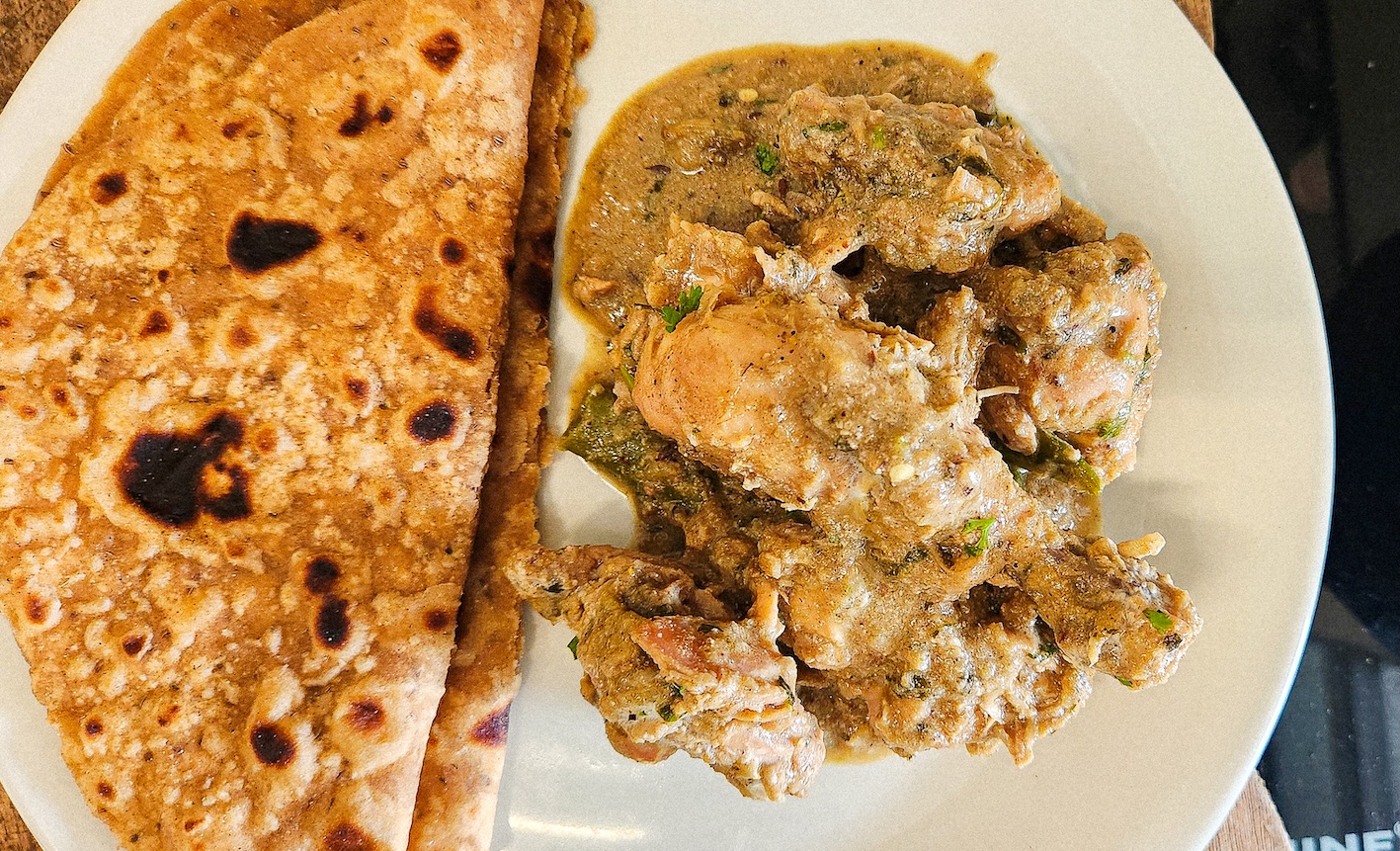 white chicken curry