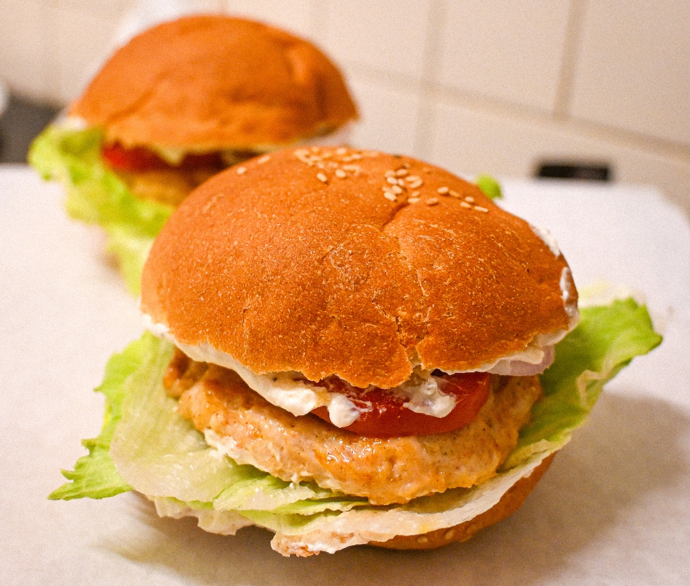 chicken burger