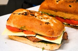 chicken pesto sandwich