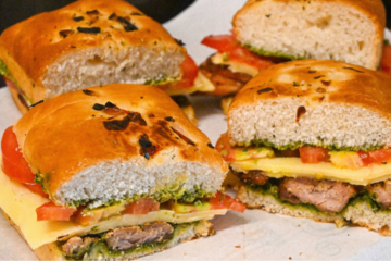 chicken pesto sandwich