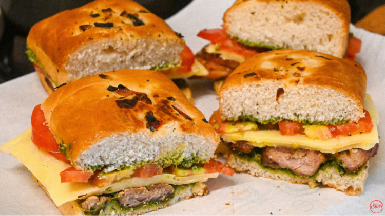 chicken pesto sandwich