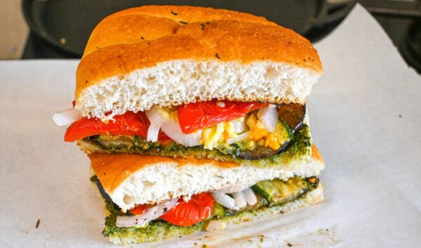 grilled vegetable sandwich