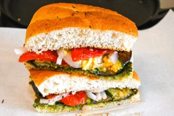 grilled vegetable sandwich