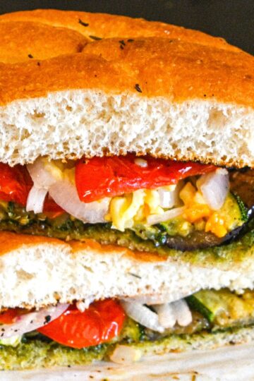grilled vegetable sandwich